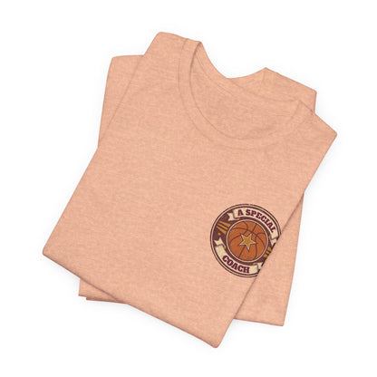 A Special Coach Basketball T-Shirt | Vintage Badge Tee | Perfect Coach Gift
