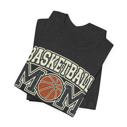 Basketball Mom Vintage Tee | Retro Ball Graphic T-Shirt | Perfect Gift for Hooper Parents