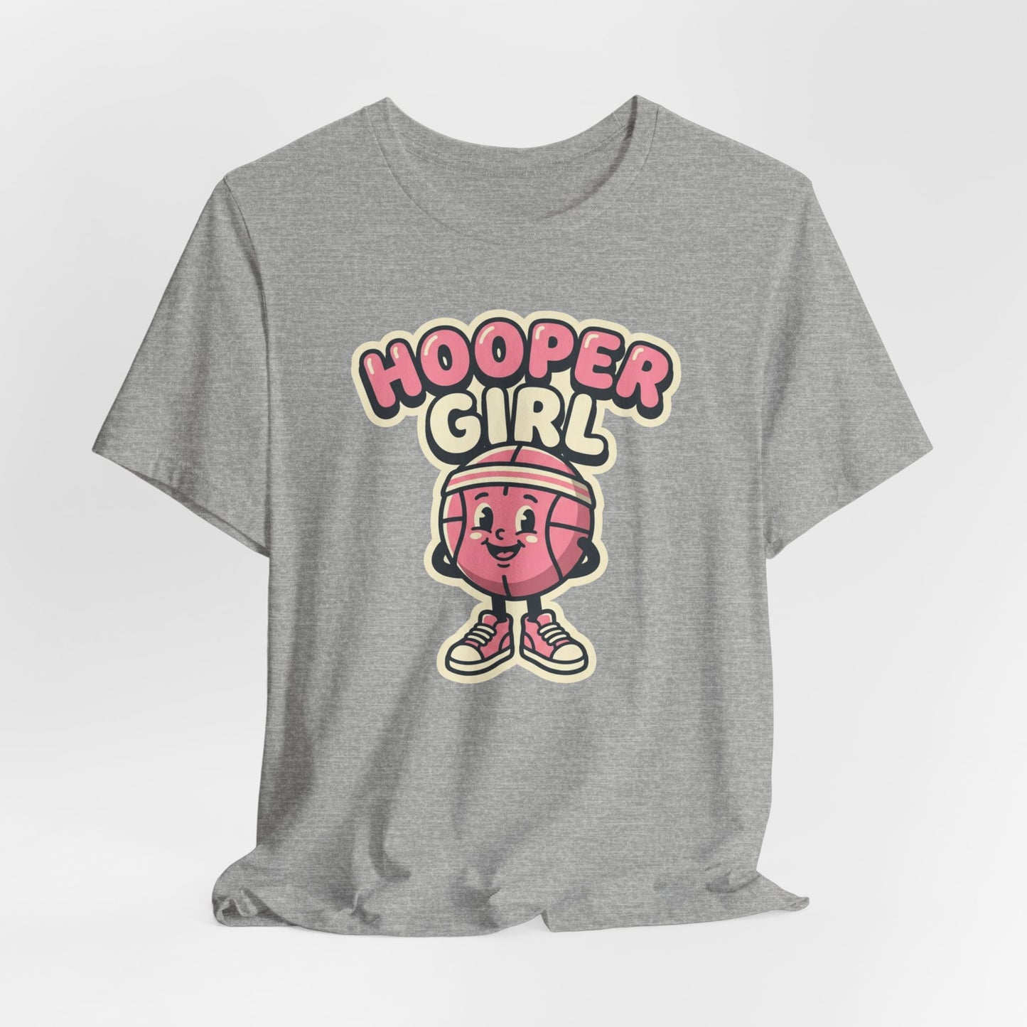 Hooper Girl Basketball T-Shirt | Retro Cartoon Tee | Perfect Gift for Female Players