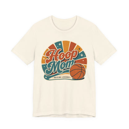 Hoop Mom Raising Legends Basketball T-Shirt | Retro Tee | Perfect Gift for Basketball Moms