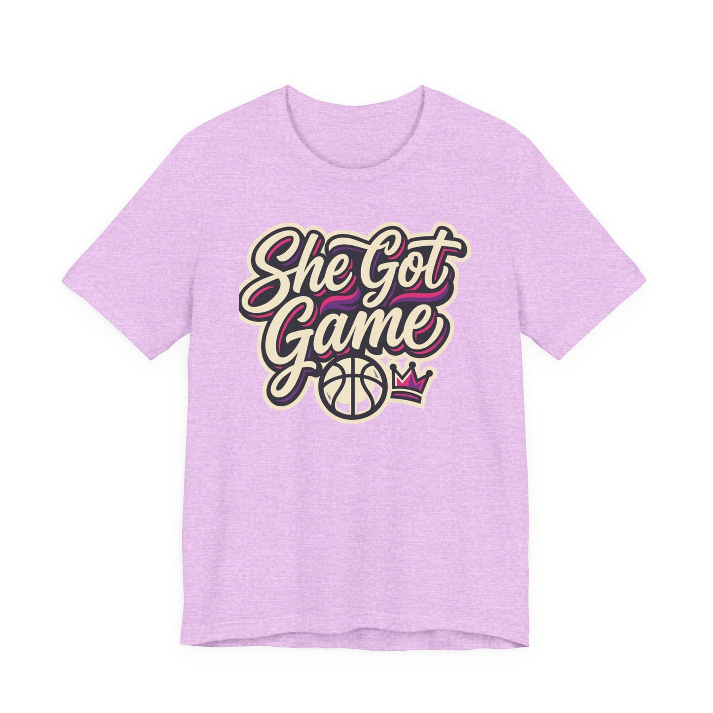 She Got Game Basketball T-Shirt | Women's Hoops Tee | Perfect Gift for Female Players