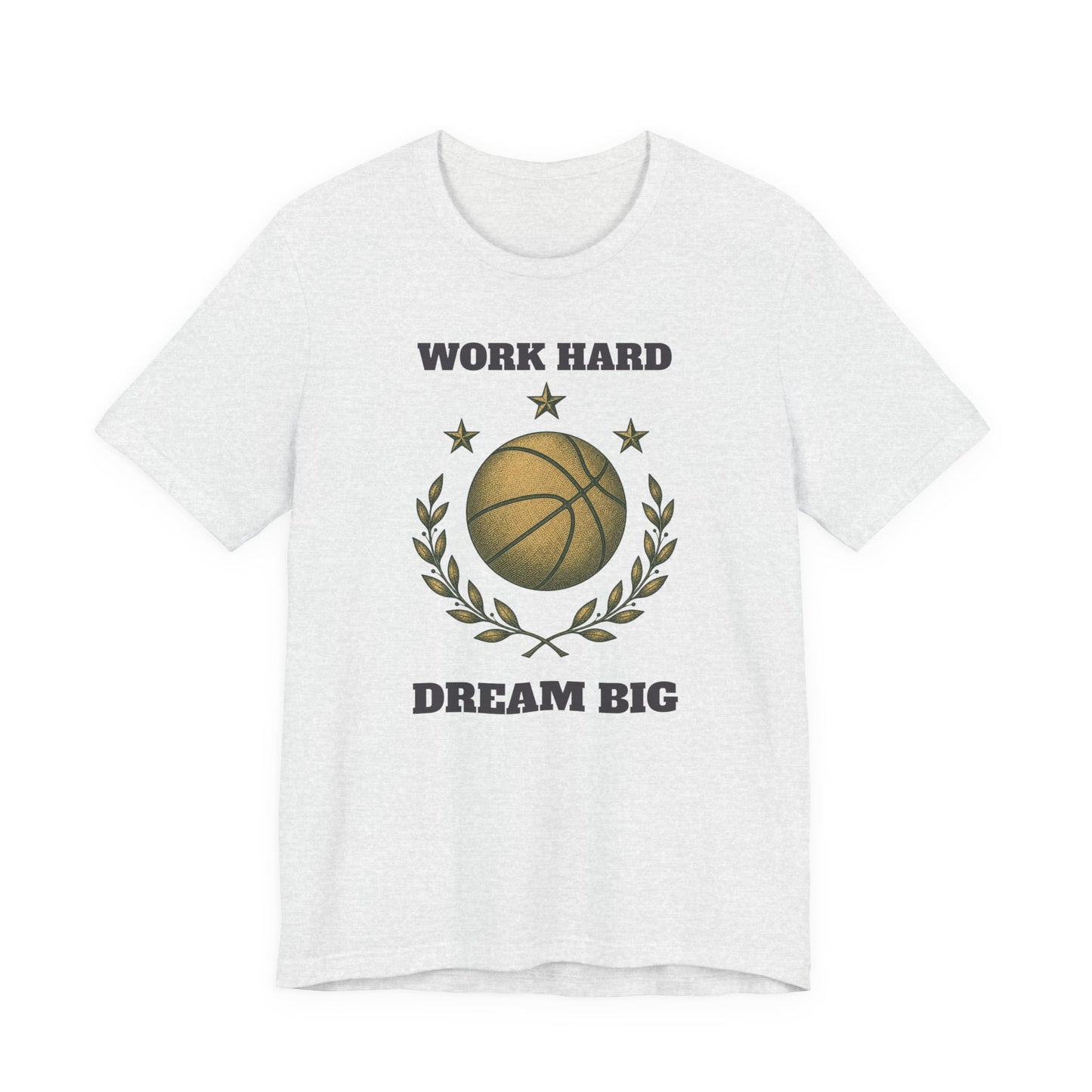 Work Hard Dream Big Basketball T-Shirt | Motivations-Hooper Tee | Perfektes Geschenk