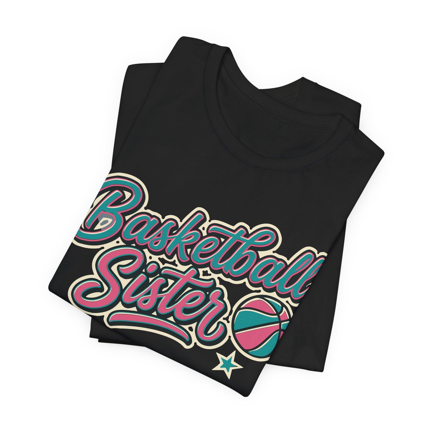 Basketball Sister Retro T-Shirt | Hooperin Tee | Perfektes Geschenk