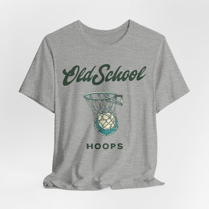 Old School Hoops Basketball T-Shirt | Retro Rim Tee | Perfect Gift for Ballers