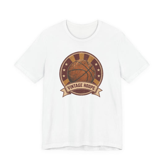Vintage Hoops Basketball T-Shirt | Retro Distressed Tee | Perfect Gift for Hoopers
