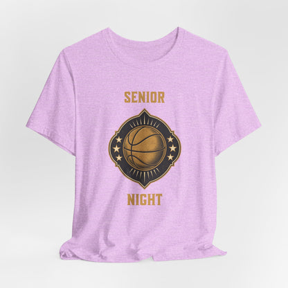 Senior Night Basketball T-Shirt | Gold & Black Hooper Tee | Perfect Gift