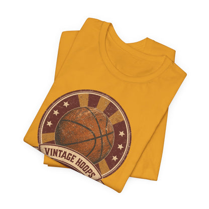 Vintage Hoops Basketball T-Shirt | Retro Distressed Tee | Perfect Gift for Hoopers