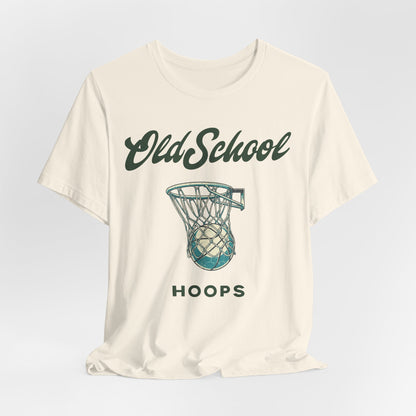 Old School Hoops Basketball T-Shirt | Retro Rim Tee | Perfect Gift for Ballers