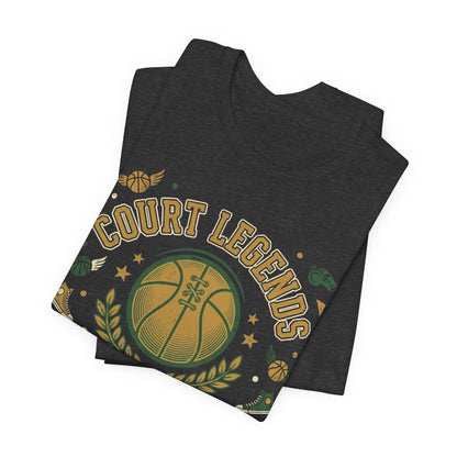 Court Legends Est. 1920 Basketball T-Shirt | Vintage Coach Tee | Premium Hoopers Gift