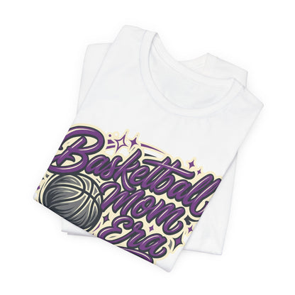 Basketball Mom Era T-Shirt | Purple Retro Tee | Perfect Gift for Basketball Moms