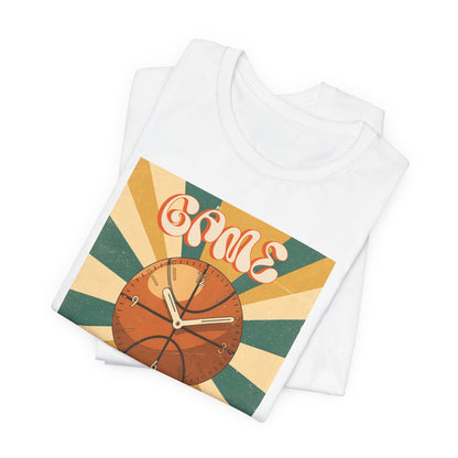 Game Time Basketball Clock T-Shirt | Retro Hooper Tee | Perfect Gift for Ball Players