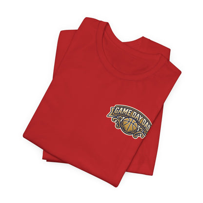 Game Day Dad Basketball T-Shirt | Navy & Gold Hooper Tee | Perfect Dad Gift
