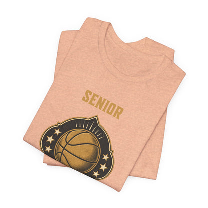 Senior Night Basketball T-Shirt | Gold & Black Hooper Tee | Perfect Gift
