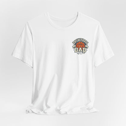 Basketball Dad Vintage T-Shirt | Coach Tee with Ball Graphic | Perfect Dad Gift