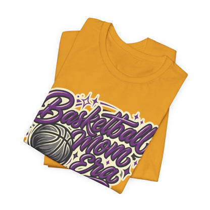 Basketball Mom Era T-Shirt | Purple Retro Tee | Perfect Gift for Basketball Moms