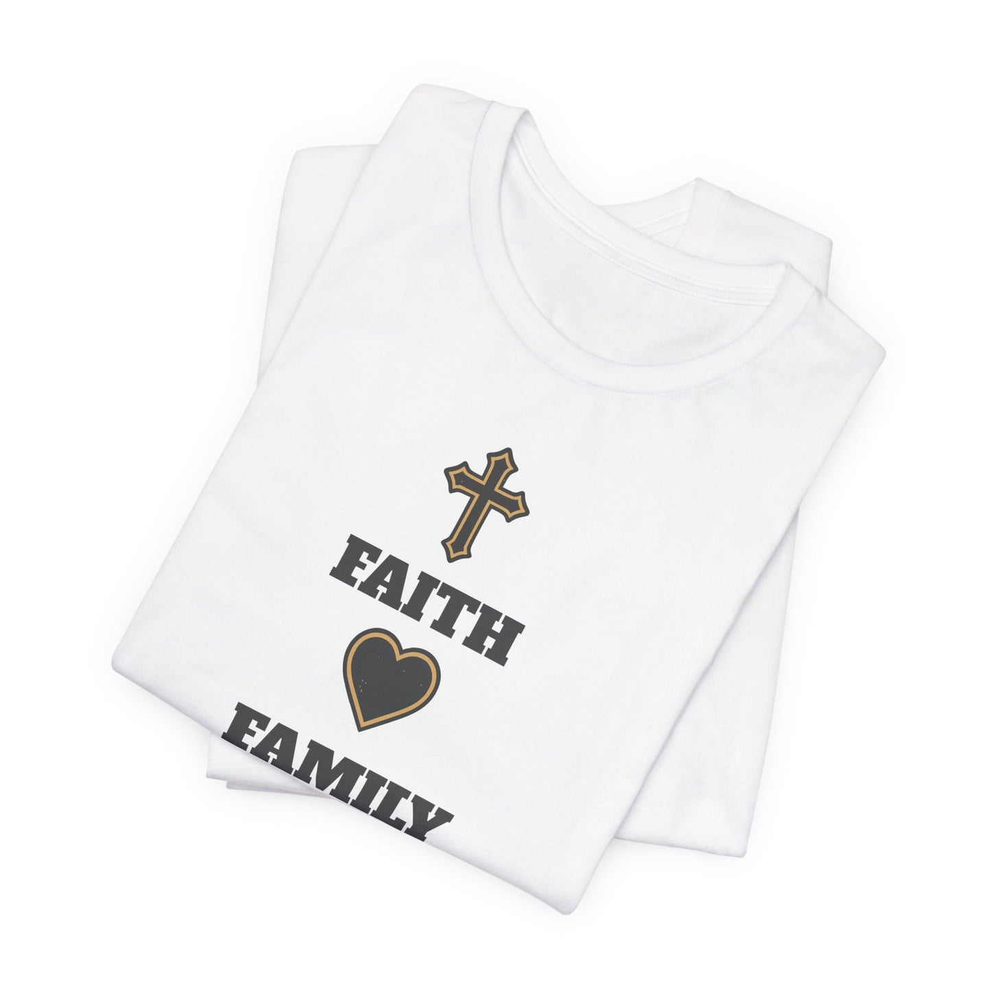 Faith Family Basketball T-Shirt | Inspirations-Hooper Tee | Geschenk für Spieler
