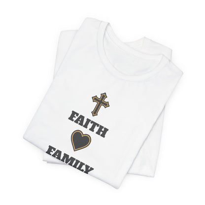 Faith Family Basketball T-Shirt | Inspirational Hooper Tee | Perfect Gift for Players