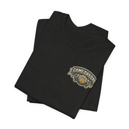 Game Day Dad Basketball T-Shirt | Navy & Gold Hooper Tee | Perfect Dad Gift