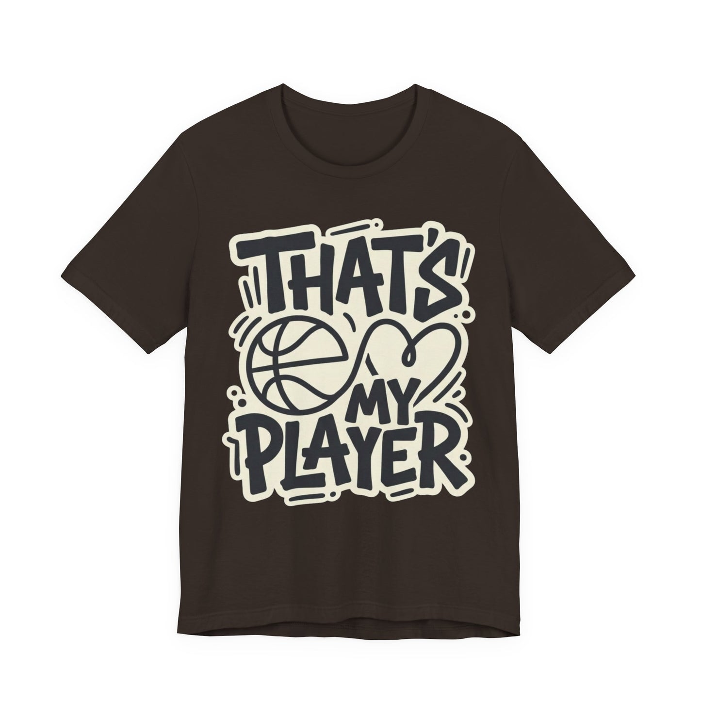 That's My Player Basketball T-Shirt | Stolzes Eltern Tee | Perfektes Geschenk