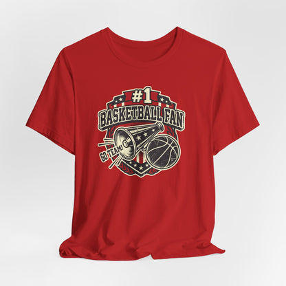 #1 Basketball Fan T-Shirt | Vintage Sports Tee | Perfect Gift for Hoopers