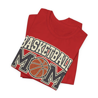 Basketball Mom Vintage Tee | Retro Ball Graphic T-Shirt | Perfect Gift for Hooper Parents