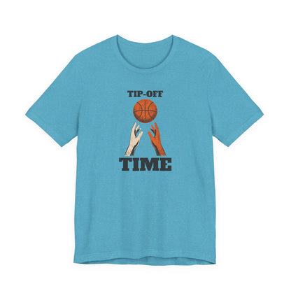 Tip-Off Time Basketball T-Shirt | Gameday Hands Tee | Perfect for Hoopers