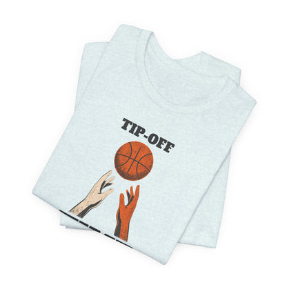 Tip-Off Time Basketball T-Shirt | Gameday Hands Tee | Perfect for Hoopers