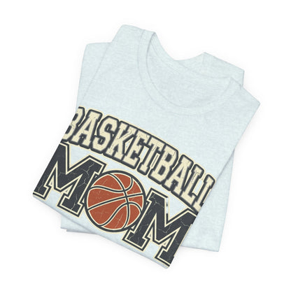 Basketball Mom Vintage Tee | Retro Ball Graphic T-Shirt | Perfect Gift for Hooper Parents