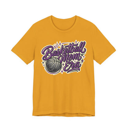 Basketball Mom Era T-Shirt | Purple Retro Tee | Perfect Gift for Basketball Moms