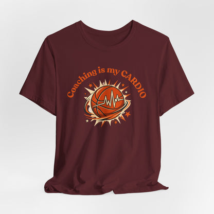 Coaching is My Cardio Basketball T-Shirt | Coach Tee | Perfect Gift
