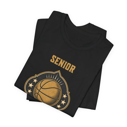Senior Night Basketball T-Shirt | Gold & Black Hooper Tee | Perfect Gift