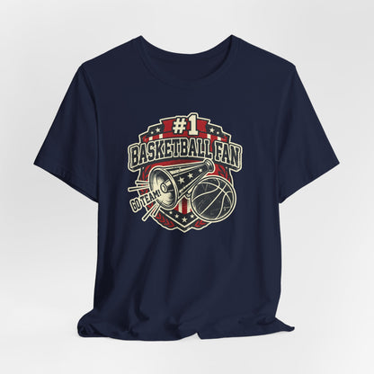 #1 Basketball Fan T-Shirt | Vintage Sports Tee | Perfect Gift for Hoopers