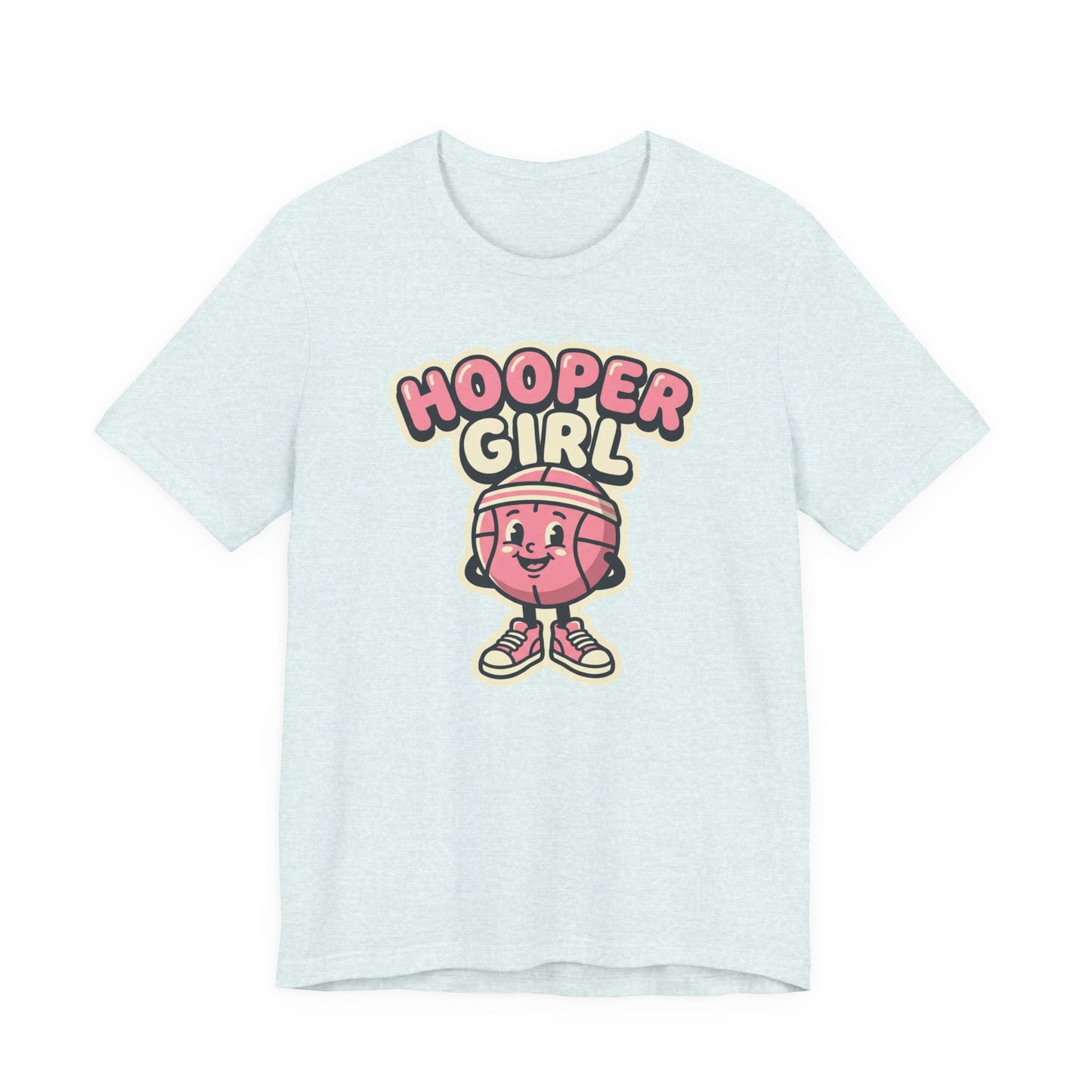 Hooper Girl Basketball T-Shirt | Retro Cartoon Tee | Perfect Gift for Female Players
