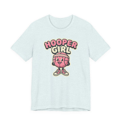 Hooper Girl Basketball T-Shirt | Retro Cartoon Tee | Perfect Gift for Female Players