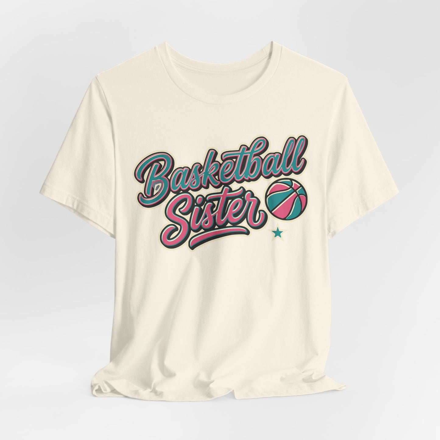Basketball Sister Retro T-Shirt | Hooperin Tee | Perfektes Geschenk