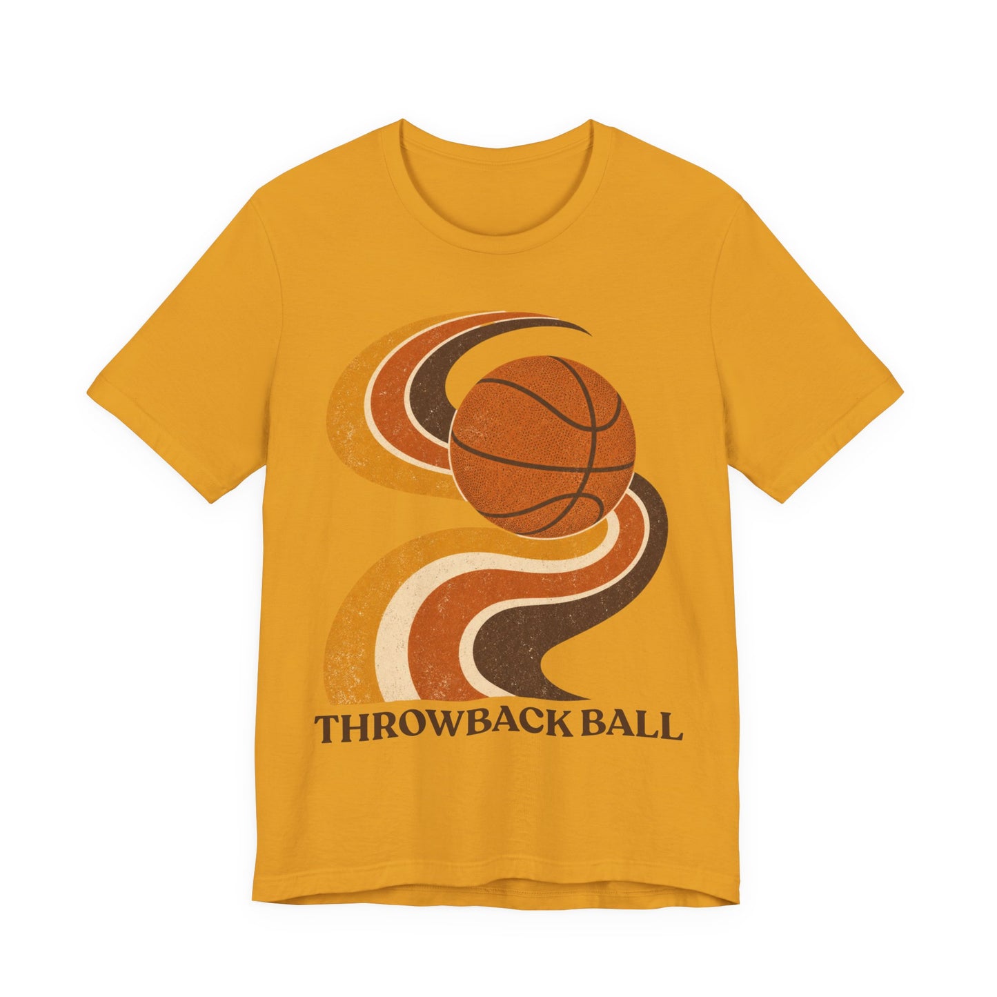 Retro Throwback Ball Basketball T-Shirt | Vintage Vibes Tee | Perfect Gift