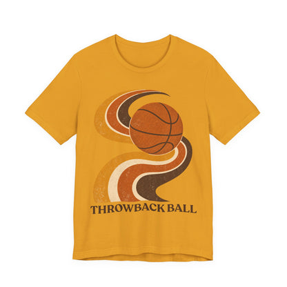 Retro Throwback Ball Basketball T-Shirt | Vintage Vibes Tee | Perfect Gift