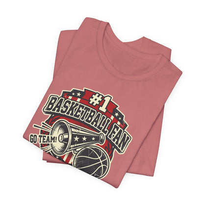 #1 Basketball Fan T-Shirt | Vintage Sports Tee | Perfect Gift for Hoopers