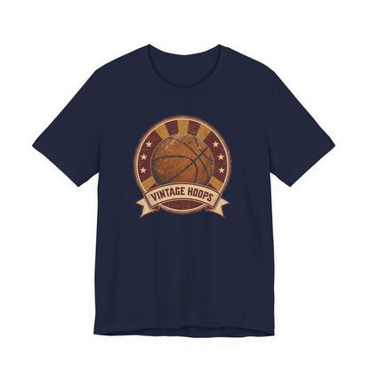 Vintage Hoops Basketball T-Shirt | Retro Distressed Tee | Perfect Gift for Hoopers