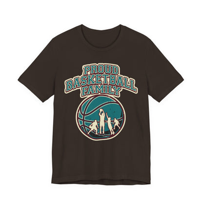 Proud Basketball Family T-Shirt | Vintage Hooper Tee | Perfect Gift for Players