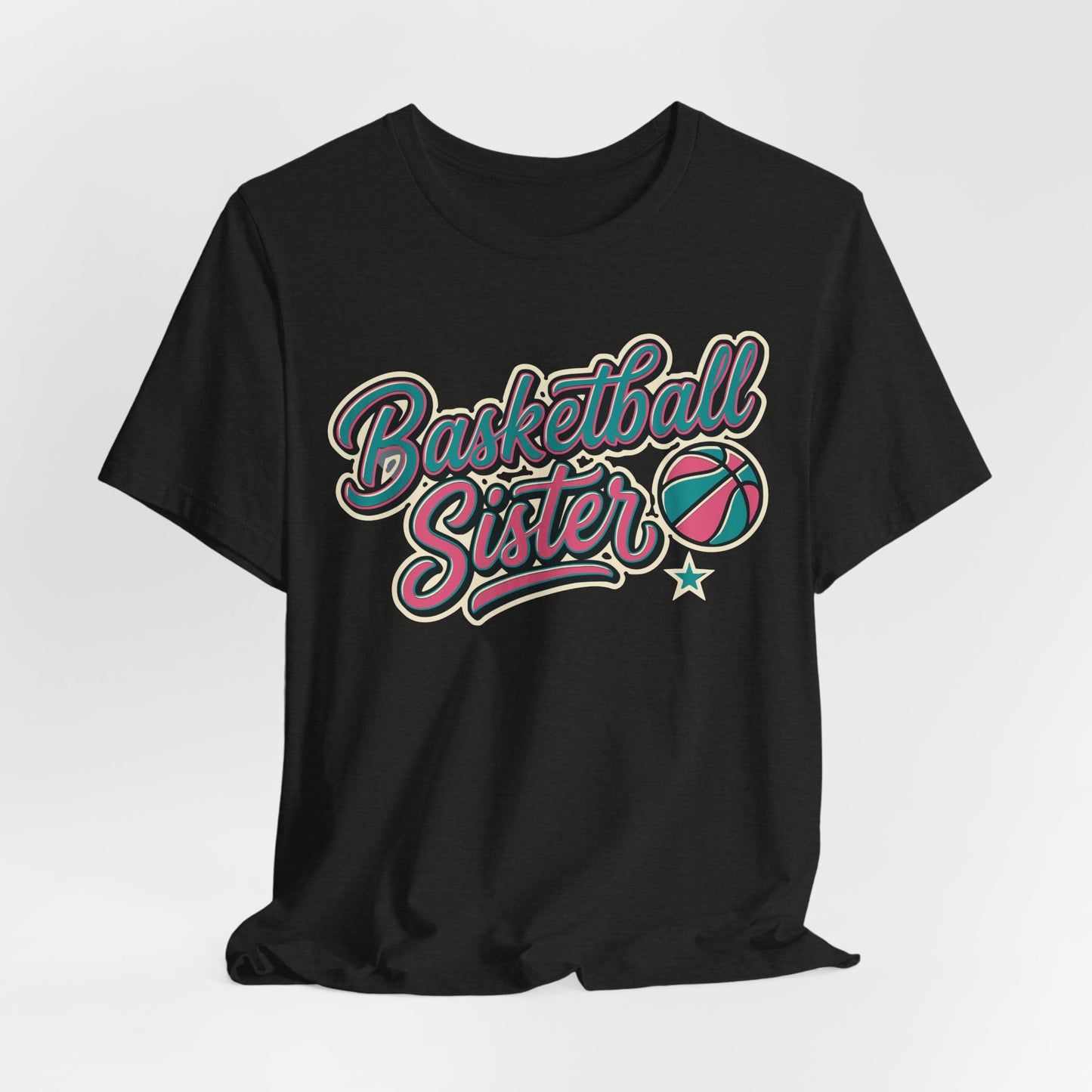 Basketball Sister Retro T-Shirt | Hooperin Tee | Perfektes Geschenk