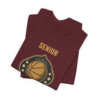 Senior Night Basketball T-Shirt | Gold & Black Hooper Tee | Perfect Gift