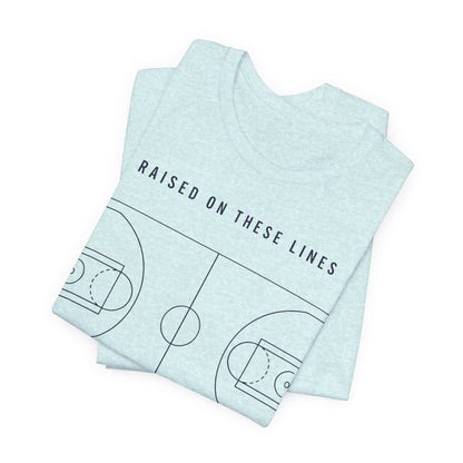 Home Court Basketball T-Shirt | Minimalist Basketball Court Map Tee | Premium Hoops Streetwear