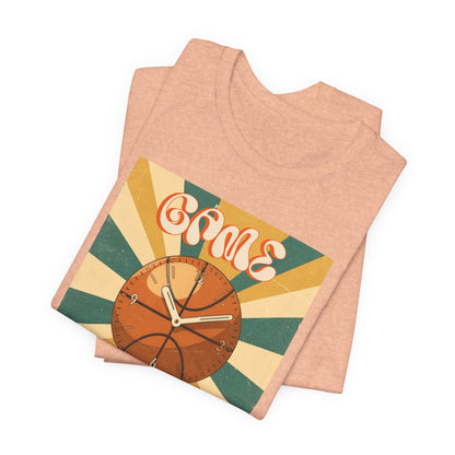 Game Time Basketball Clock T-Shirt | Retro Hooper Tee | Perfect Gift for Ball Players