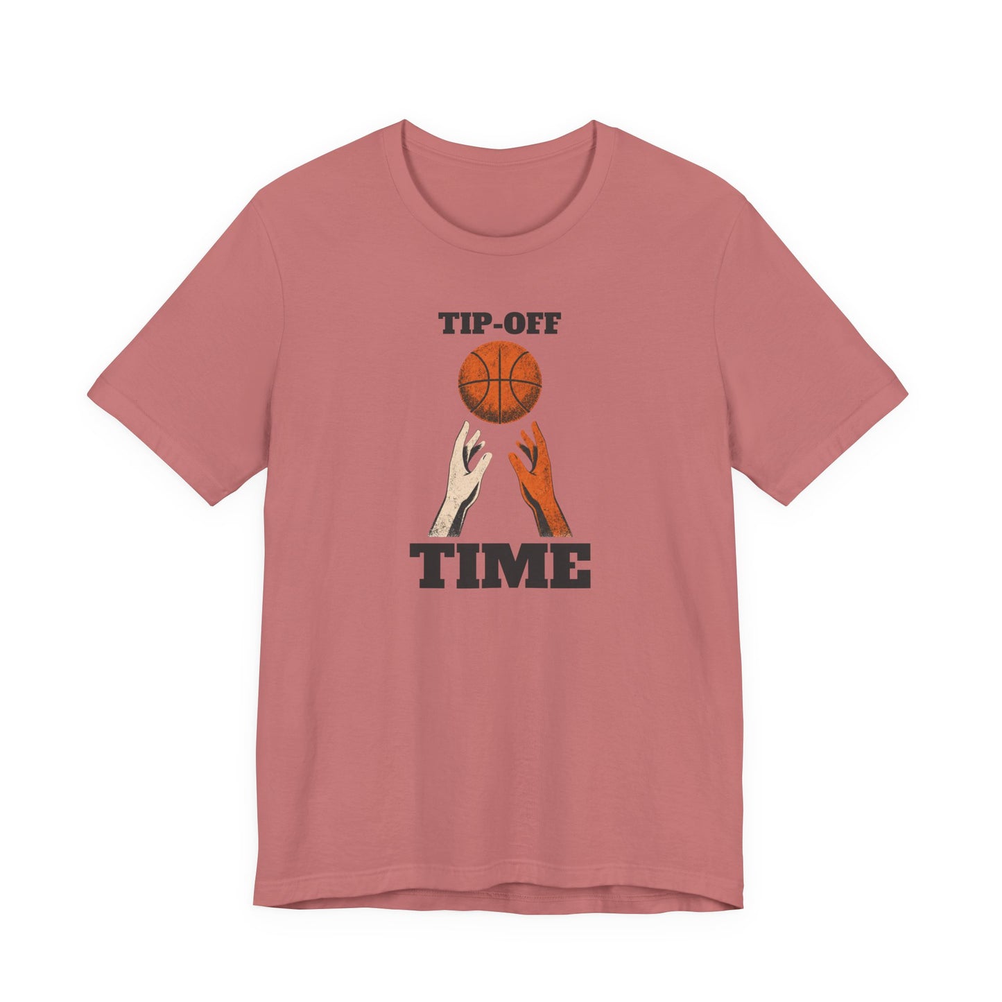 Tip-Off Time Basketball T-Shirt | Gameday Hands Tee | Perfect for Hoopers
