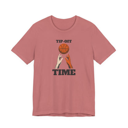 Tip-Off Time Basketball T-Shirt | Gameday Hands Tee | Perfect for Hoopers