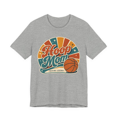 Hoop Mom Raising Legends Basketball T-Shirt | Retro Tee | Perfect Gift for Basketball Moms