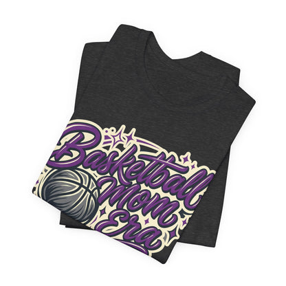 Basketball Mom Era T-Shirt | Purple Retro Tee | Perfect Gift for Basketball Moms