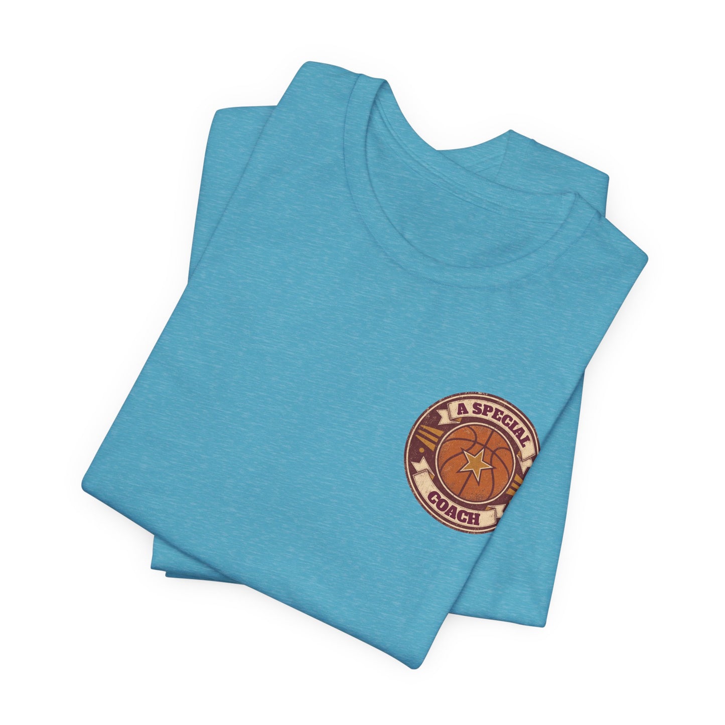 A Special Coach Basketball T-Shirt | Vintage Badge Tee | Perfect Coach Gift