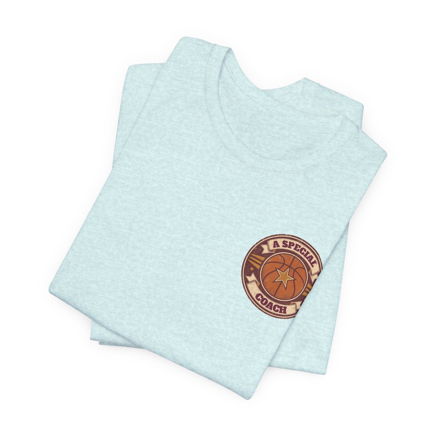 A Special Coach Basketball T-Shirt | Vintage Badge Tee | Perfect Coach Gift
